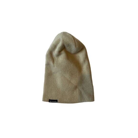 Columbia Flag Beige Acrylic Knit Cap - Picture 1 of 6
